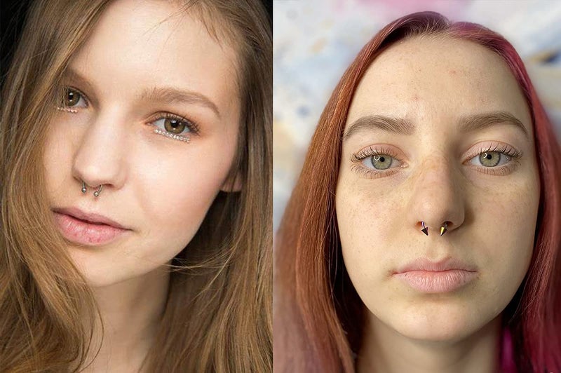 Longita Septum Ring 16g Septum Pincher with Spike 10mm - Image 4